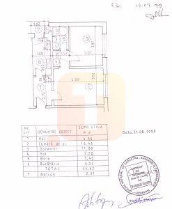 Apartament 2 camere, etaj 1 ultracentral