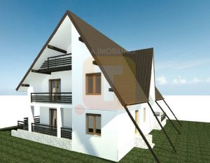 Vilă la ”roșu”, teren 800 mp, zona Gloduri, comuna Alexandru cel Bun
